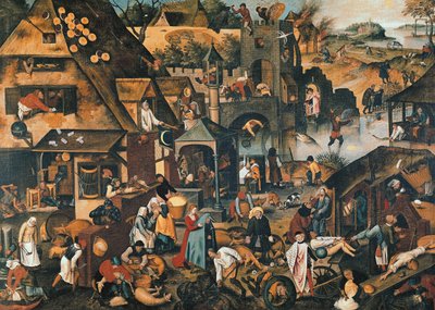 Flemish Proverbs by Pieter Brueghel the Younger